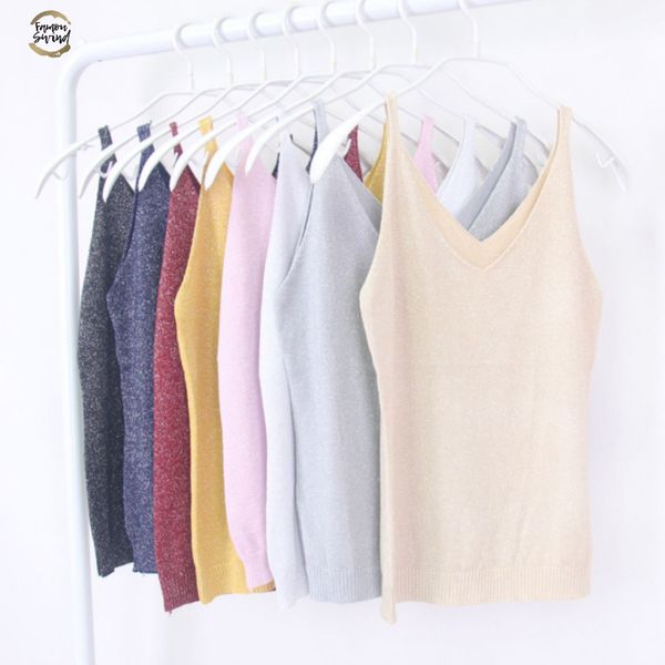 woman clothes women v neck sleeveless shirt spaghetti strap vest knitted camis drop shipping, White
woman clothes women v neck sleeveless shirt spaghetti strap vest knitted camis drop shipping, White
