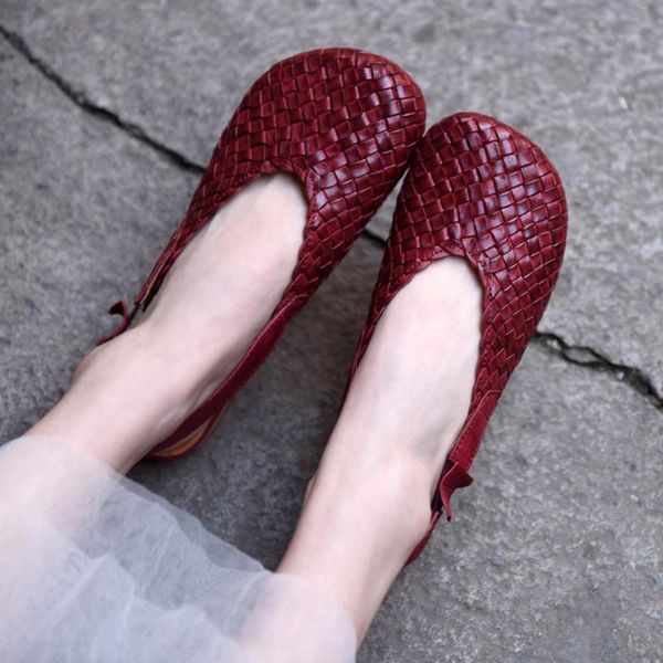artmu original retro weaving sandals shoes women's soft-sole closed-toe shoes slingback sandals leather 2020 new style red, Black
artmu original retro weaving sandals shoes women's soft-sole closed-toe shoes slingback sandals leather 2020 new style red, Black