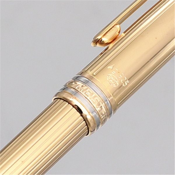 grade luxury pen mb brand golden lines metal ballpoint pens / rollerball pen stationary ag925 gift pens, Blue;orange
grade luxury pen mb brand golden lines metal ballpoint pens / rollerball pen stationary ag925 gift pens, Blue;orange