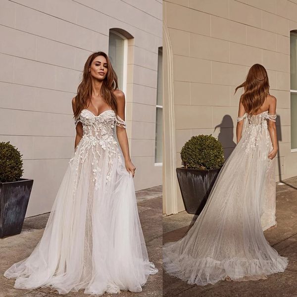 2020 pallas a line wedding dresses bohemian off the shoulder beading wedding dress beach style custom made boho vestidos de novia, White
2020 pallas a line wedding dresses bohemian off the shoulder beading wedding dress beach style custom made boho vestidos de novia, White