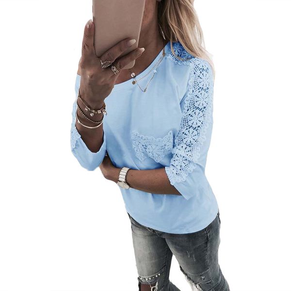 fashion womens clothes ol summer 3/4 sleeve lace patchwork shirts casual blouse loose elegant cotton shirt clothing summer, White
fashion womens clothes ol summer 3/4 sleeve lace patchwork shirts casual blouse loose elegant cotton shirt clothing summer, White