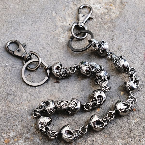 metal 3 layers screw ring rock punk key chains clip hip hop jewelry pants keychain wallet chain, Silver
metal 3 layers screw ring rock punk key chains clip hip hop jewelry pants keychain wallet chain, Silver