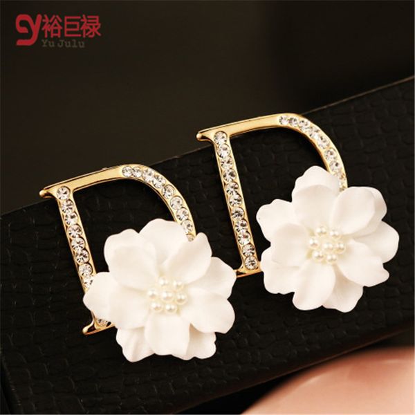 2019 d earrings for women high brand simulated flower earrings gold color allergy fashion cute crystal letter, Golden;silver
2019 d earrings for women high brand simulated flower earrings gold color allergy fashion cute crystal letter, Golden;silver