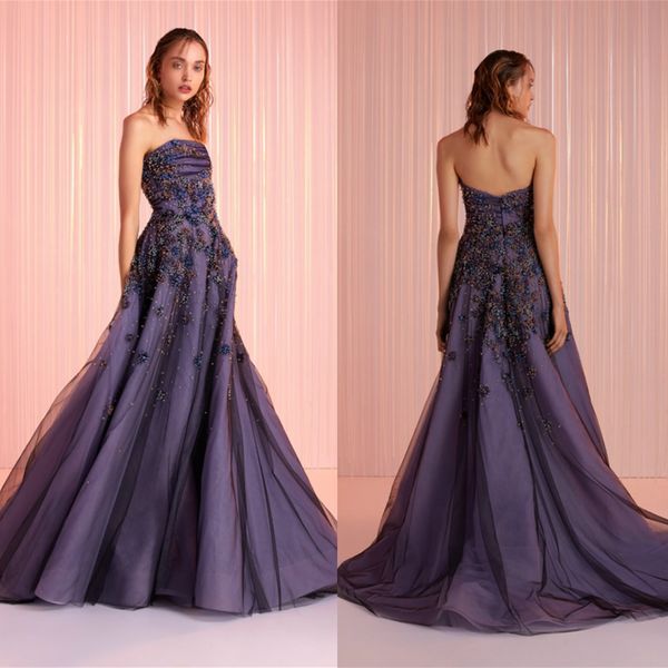 2020 fashion evening dresses strapless sleeveless lace appliques prom gowns custom made sweep train special occasion dress, Black;red
2020 fashion evening dresses strapless sleeveless lace appliques prom gowns custom made sweep train special occasion dress, Black;red