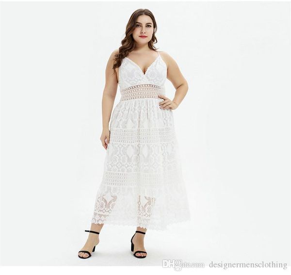 womens summer lace v neck dresses female plus size clothing asymmetrical sashes fashion ankle length casual apparel, Black;gray
womens summer lace v neck dresses female plus size clothing asymmetrical sashes fashion ankle length casual apparel, Black;gray