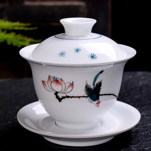 hand-painted ceramic gaiwan chinese teaset tea bowl tureen creative tea coffee cup and saucer set teaware sets
hand-painted ceramic gaiwan chinese teaset tea bowl tureen creative tea coffee cup and saucer set teaware sets