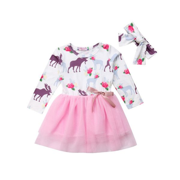 christmas toddler kids baby girls long sleeve deer elk cotton tutu +multi-layer mesh dress party clothes 710, White
christmas toddler kids baby girls long sleeve deer elk cotton tutu +multi-layer mesh dress party clothes 710, White