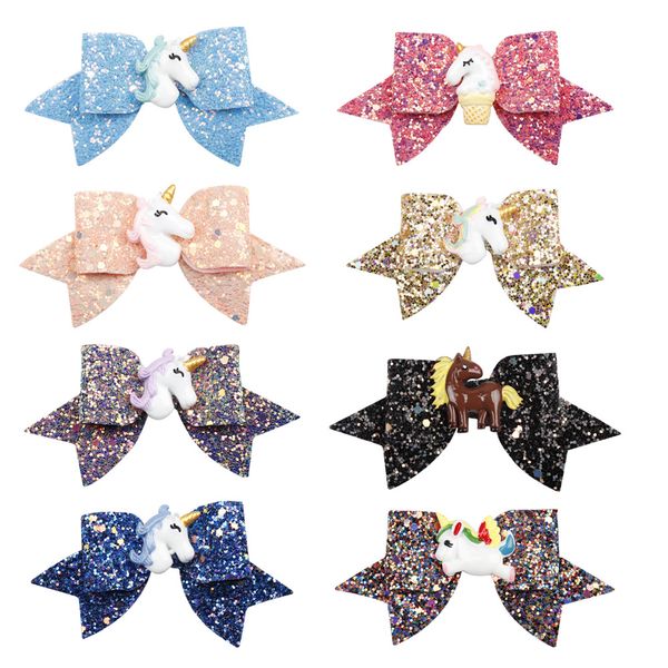 8-color 4inch hair bows clippers gretel sequine unicorn bows clippers christmas brillant hair bows girls hair accessory barrettes, Slivery;white
8-color 4inch hair bows clippers gretel sequine unicorn bows clippers christmas brillant hair bows girls hair accessory barrettes, Slivery;white