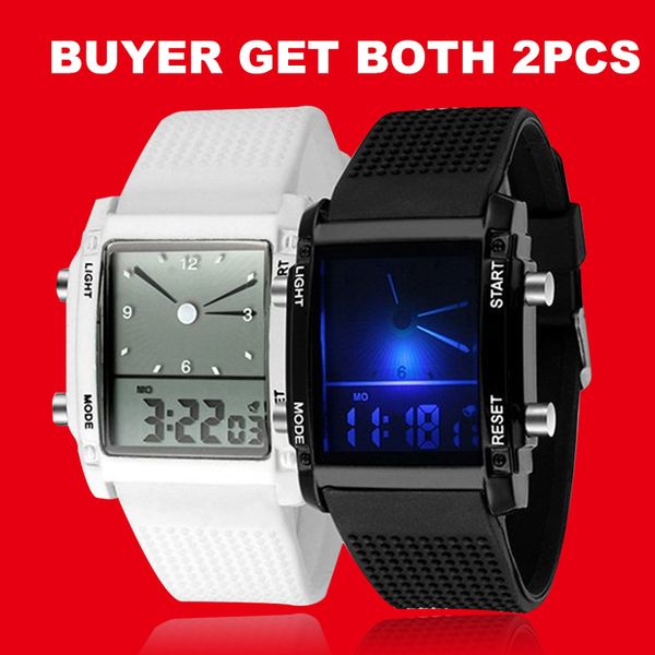 lovers watces set led digital men women watches 2pcs sports casual wristwatch silicone masculino feminino relogio saati clock, Slivery;brown
lovers watces set led digital men women watches 2pcs sports casual wristwatch silicone masculino feminino relogio saati clock, Slivery;brown