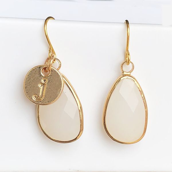 2 colors birth stone earrings, gold initial earrings, lovely gift for her, fashion accessories, Golden;silver
2 colors birth stone earrings, gold initial earrings, lovely gift for her, fashion accessories, Golden;silver