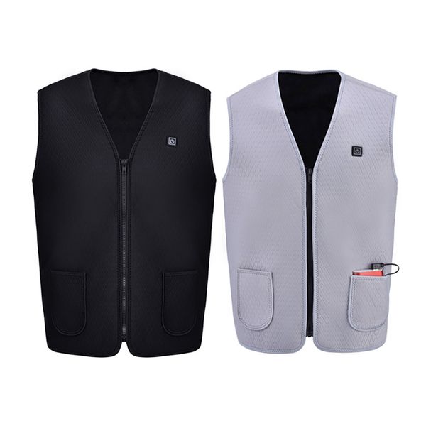 men women outdoor usb infrared heating vest jacket warm flexible electric thermal heated clothing waistcoat fishing hiking, Gray;blue
men women outdoor usb infrared heating vest jacket warm flexible electric thermal heated clothing waistcoat fishing hiking, Gray;blue