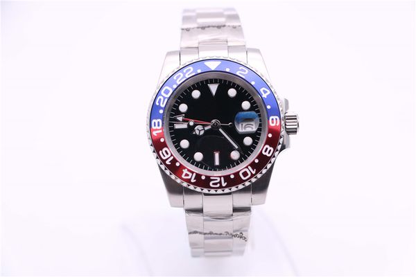 luxury designer watches blue red ceramic rotating bezel 40mm dial stainless steel strap automatic mechanical mens dress watches, Slivery;brown
luxury designer watches blue red ceramic rotating bezel 40mm dial stainless steel strap automatic mechanical mens dress watches, Slivery;brown