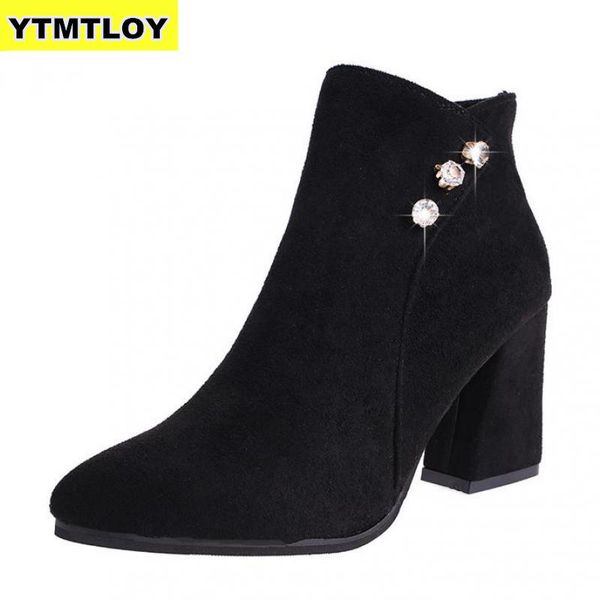 new dropship large sizes 33-41 trendy ankle boots women shoes woman high heels shoes female fashion booties botas mujer, Black
new dropship large sizes 33-41 trendy ankle boots women shoes woman high heels shoes female fashion booties botas mujer, Black
