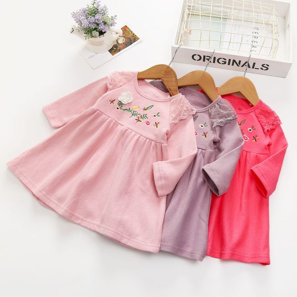 toddler kids dresses for girls with sleeves baby girls soild embroidered long sleeve princess skirt dress vestido menina #y2*1, Red;yellow
toddler kids dresses for girls with sleeves baby girls soild embroidered long sleeve princess skirt dress vestido menina #y2*1, Red;yellow