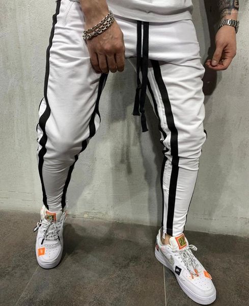 sweatpants trousers men fall designer sports jogger pants striped male casual pencil pants, Black
sweatpants trousers men fall designer sports jogger pants striped male casual pencil pants, Black