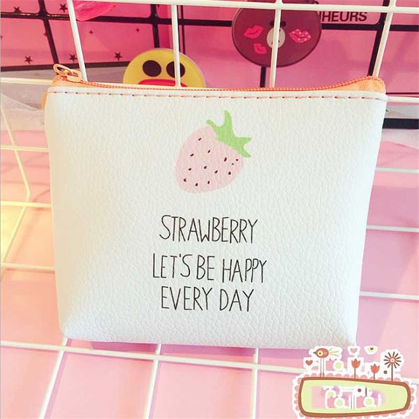 pu leather coin purses small wallet ladies change purse child girl pink strawberry mini zipper pocket, White
pu leather coin purses small wallet ladies change purse child girl pink strawberry mini zipper pocket, White