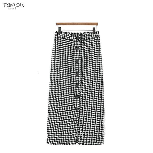 Midi Women Plaid Tweed Skirt Buttons 2019 Autumn Winter Fashion Office Ladies Midi Skirts Vintage Skirt Xd416
Midi Women Plaid Tweed Skirt Buttons 2019 Autumn Winter Fashion Office Ladies Midi Skirts Vintage Skirt Xd416