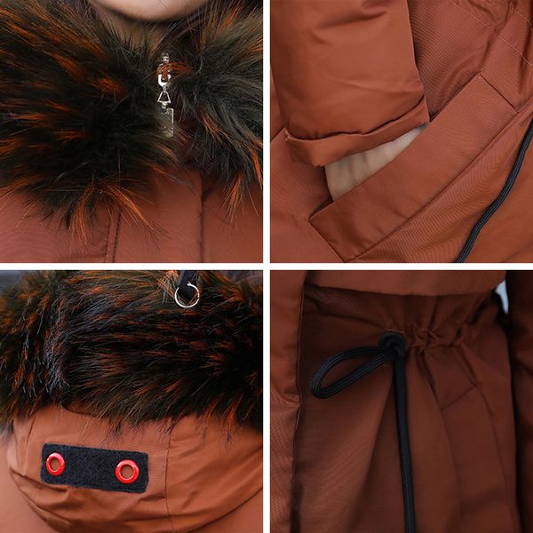 2019 new arrival winter jacket women long cotton padded outerwear womens coat parka with colorful fur female hooded jackets, Black
2019 new arrival winter jacket women long cotton padded outerwear womens coat parka with colorful fur female hooded jackets, Black