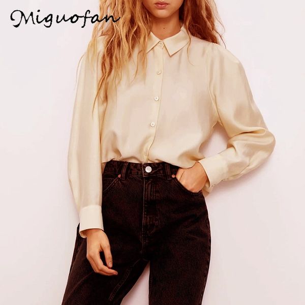 miguofan women shirts blusa feminina ropa mujer satin shirt basic long sleeve fashion office ladies chiffon spring sweet blouse, White
miguofan women shirts blusa feminina ropa mujer satin shirt basic long sleeve fashion office ladies chiffon spring sweet blouse, White