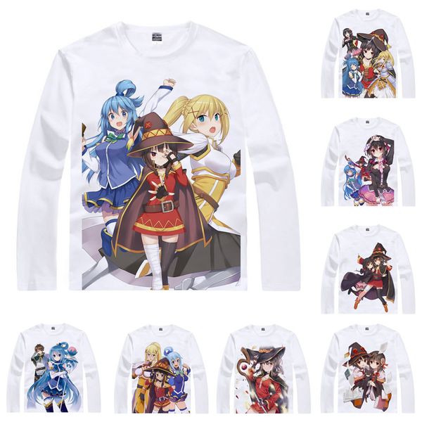 kazuma sato aqua t shirt konosuba god's blessing on this wonderful world men t-shirt casual vintage tshirt printed long sleeve shirts, White;black
kazuma sato aqua t shirt konosuba god's blessing on this wonderful world men t-shirt casual vintage tshirt printed long sleeve shirts, White;black