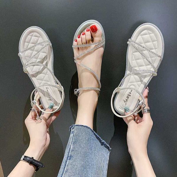 2020 new women`s summer bohemia diamond flat sandals lady casual beach rhinestone shining boho shoes plus size peep toe slippers, Black
2020 new women`s summer bohemia diamond flat sandals lady casual beach rhinestone shining boho shoes plus size peep toe slippers, Black