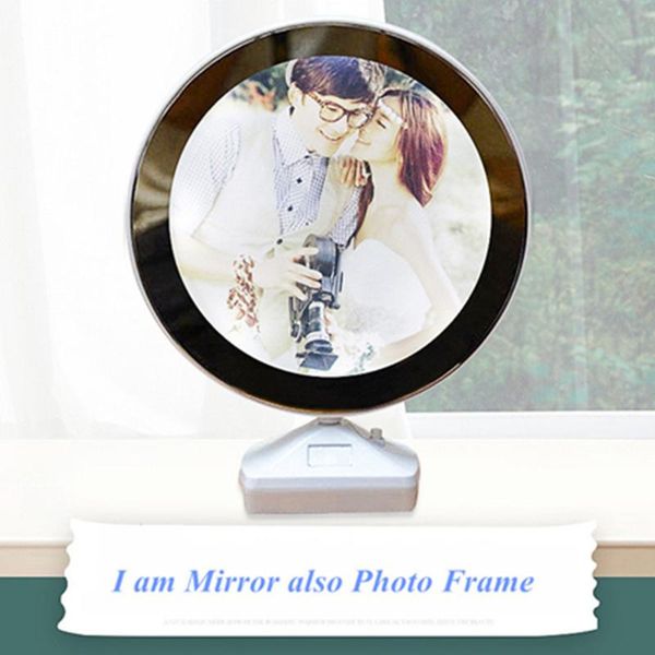 creative multifunctional round magic mirror p frame creative wedding p studio picture frame led desk lamp
creative multifunctional round magic mirror p frame creative wedding p studio picture frame led desk lamp