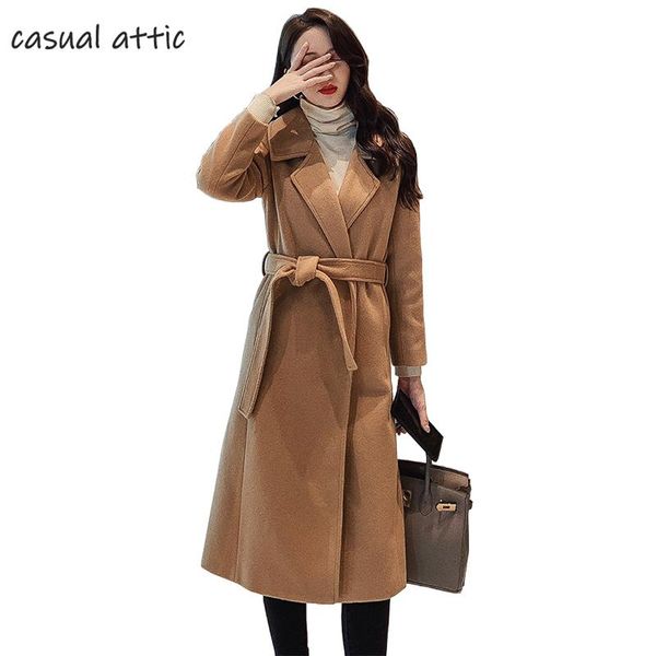 wool blends long autumn winter coat slim warm turn-down collar adjustable belt 2019 women office work wool coats, Black
wool blends long autumn winter coat slim warm turn-down collar adjustable belt 2019 women office work wool coats, Black