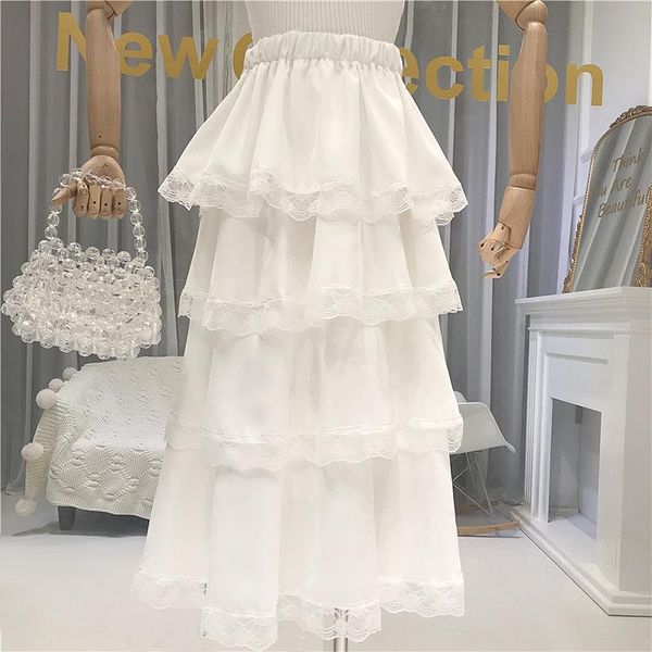 2020 white ball gown women skirt lolita style solid patchwork lace long skirts for women korean fashion clothes, Black
2020 white ball gown women skirt lolita style solid patchwork lace long skirts for women korean fashion clothes, Black