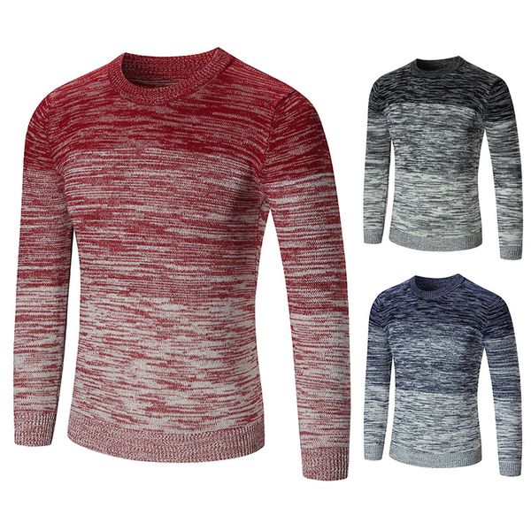 winter mens sweaters crew neck long sleeve fleece sweaters autumn pullover contrast color mens designer knit male clothing, White;black
winter mens sweaters crew neck long sleeve fleece sweaters autumn pullover contrast color mens designer knit male clothing, White;black