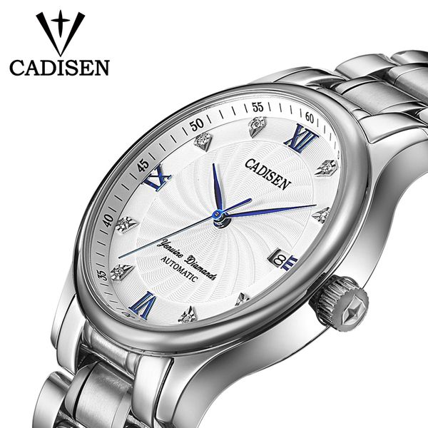 cadisen watch men brand automatic mechanical watches fashion watch waterproof luminous steel sport casual wristwatch, Slivery;brown
cadisen watch men brand automatic mechanical watches fashion watch waterproof luminous steel sport casual wristwatch, Slivery;brown