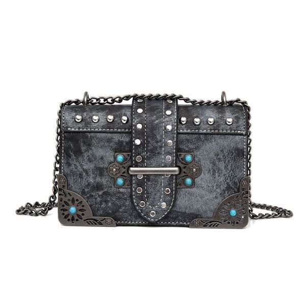 european fashion female square bag 2020 quality pu leather women's handbag rivet lock chain shoulder messenger
european fashion female square bag 2020 quality pu leather women's handbag rivet lock chain shoulder messenger