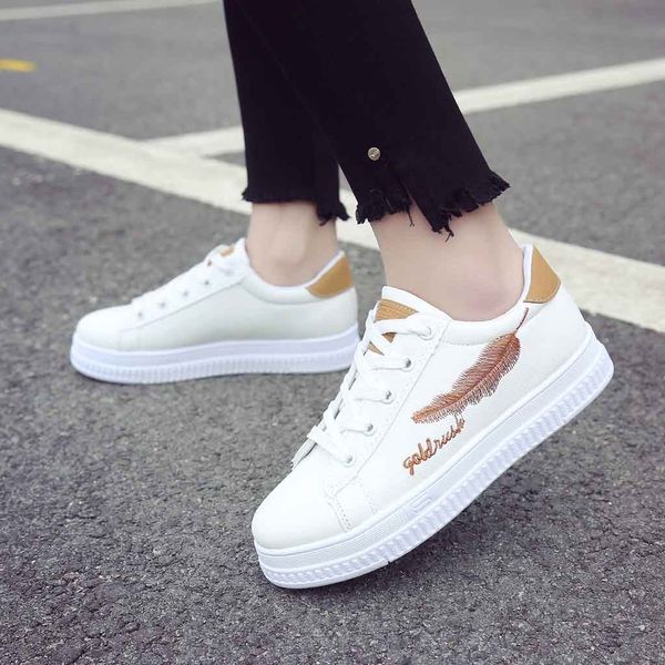kancoold women's flat waterproof sneakers white casual shoes fashion feather embroidery student running shoes cushioning laces
kancoold women's flat waterproof sneakers white casual shoes fashion feather embroidery student running shoes cushioning laces