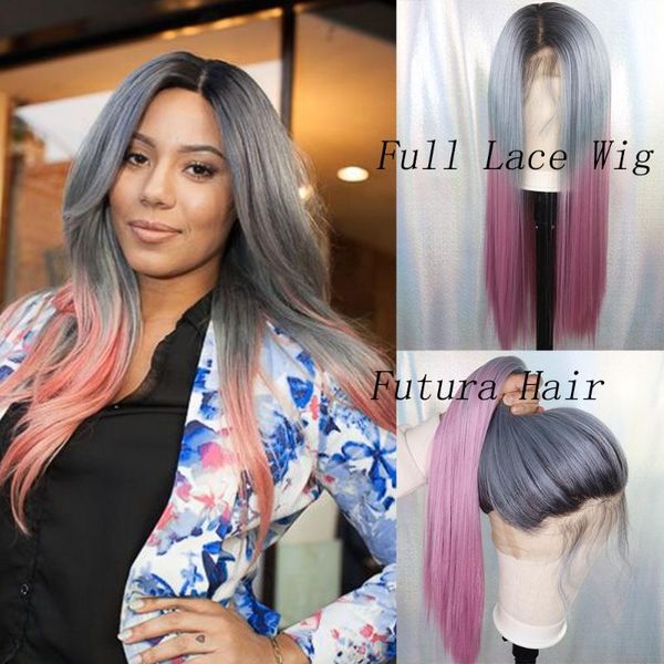 ivyna dark roots grey pink ombre synthetic full lace wigs for black women 3 tone futura heat resistant synthetic wigs baby hair
ivyna dark roots grey pink ombre synthetic full lace wigs for black women 3 tone futura heat resistant synthetic wigs baby hair
