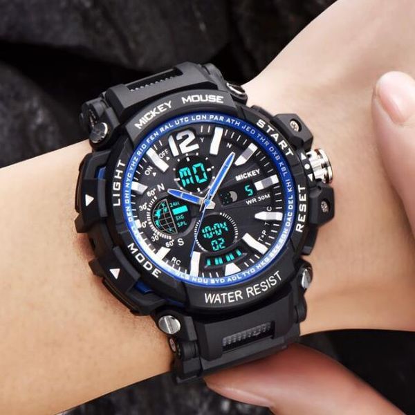 electronic watch male students large dial waterproof teenagers fashion luminous sports multi-functional watch rubber watchband pin buckle, Slivery;brown
electronic watch male students large dial waterproof teenagers fashion luminous sports multi-functional watch rubber watchband pin buckle, Slivery;brown