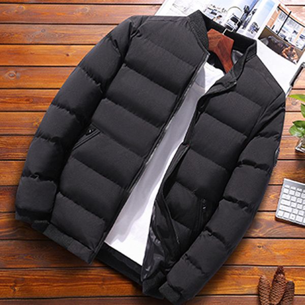 new fashion men's winter casual solid color printing warm cotton clothing coat fashion solid male windbreaker mens jackets 12.10, Black
new fashion men's winter casual solid color printing warm cotton clothing coat fashion solid male windbreaker mens jackets 12.10, Black