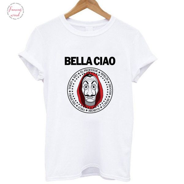summer casual bella ciao printed женщины тенниска harajuku la casa de papel с коротким рукавом top house of paper tee деньги heist, White
summer casual bella ciao printed женщины тенниска harajuku la casa de papel с коротким рукавом top house of paper tee деньги heist, White
