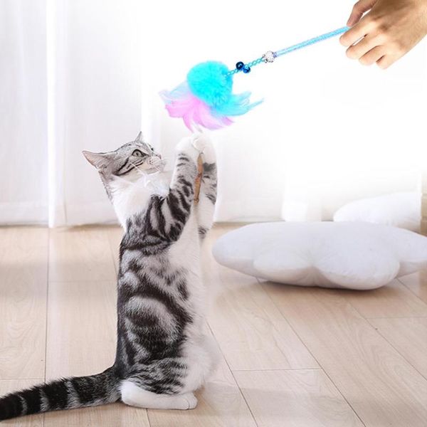 cat teaser wand cat pet teaser wand feathers rhinestone bell kitten interactive teasing rod pole toys
cat teaser wand cat pet teaser wand feathers rhinestone bell kitten interactive teasing rod pole toys