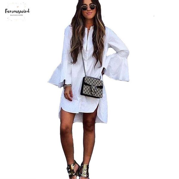 shirt white dress summer fashion flare sleeve elegant dress casual clothing vestidos drop shipping good quality designer clothes, Black;gray
shirt white dress summer fashion flare sleeve elegant dress casual clothing vestidos drop shipping good quality designer clothes, Black;gray