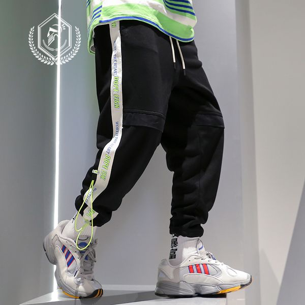 men loose patchwork print harem jogger pants fashion ankle-length hip hop pants, Black
men loose patchwork print harem jogger pants fashion ankle-length hip hop pants, Black