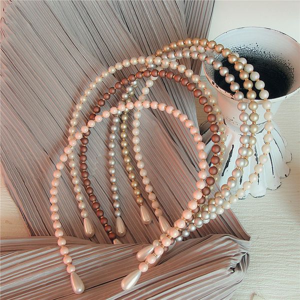vintage fashion women sweet girls elegant full beaded pearls hairband headband hair holder headwear head band hair accessories, Golden;white
vintage fashion women sweet girls elegant full beaded pearls hairband headband hair holder headwear head band hair accessories, Golden;white