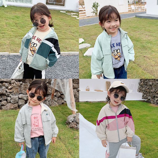 children's clothing girls' net red coat 2020 spring new baseball children's two-sided jacket, Blue;gray
children's clothing girls' net red coat 2020 spring new baseball children's two-sided jacket, Blue;gray