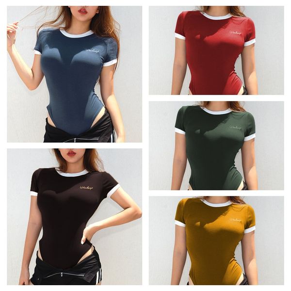 bonjean cotton casual short sleeve summer bodysuit women bodycon letter embroidery contrast color womens clothes 2020 the new, Black;white
bonjean cotton casual short sleeve summer bodysuit women bodycon letter embroidery contrast color womens clothes 2020 the new, Black;white