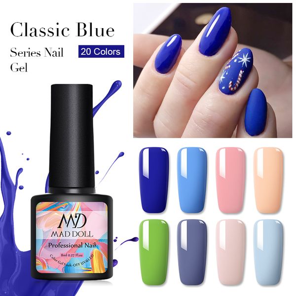 1 bottle 8ml mad doll soak off uv gel polish blue series colorful nail art gel polish nail art varnish manicure design, Red;pink
1 bottle 8ml mad doll soak off uv gel polish blue series colorful nail art gel polish nail art varnish manicure design, Red;pink