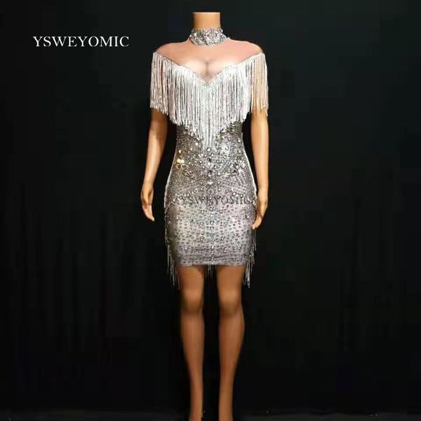 grey fashion pearls rhinestones dress evening party wear long sleeves prom nude gray dress singer birthday celebrate dresses, Black;red
grey fashion pearls rhinestones dress evening party wear long sleeves prom nude gray dress singer birthday celebrate dresses, Black;red