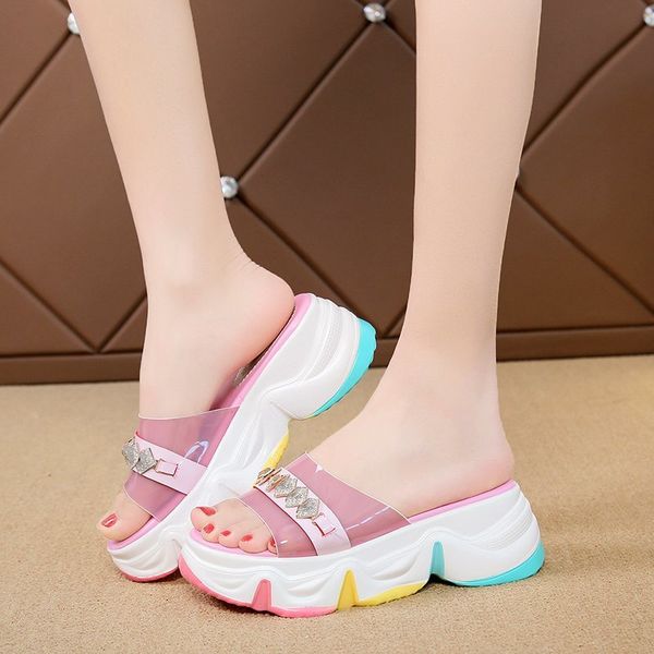 rimocy summer beach платформа тапочки женщина пвх прозрачной peep toe клин сандалия красочной толстая подошва открытых слайды повседневная о, Black
rimocy summer beach платформа тапочки женщина пвх прозрачной peep toe клин сандалия красочной толстая подошва открытых слайды повседневная о, Black