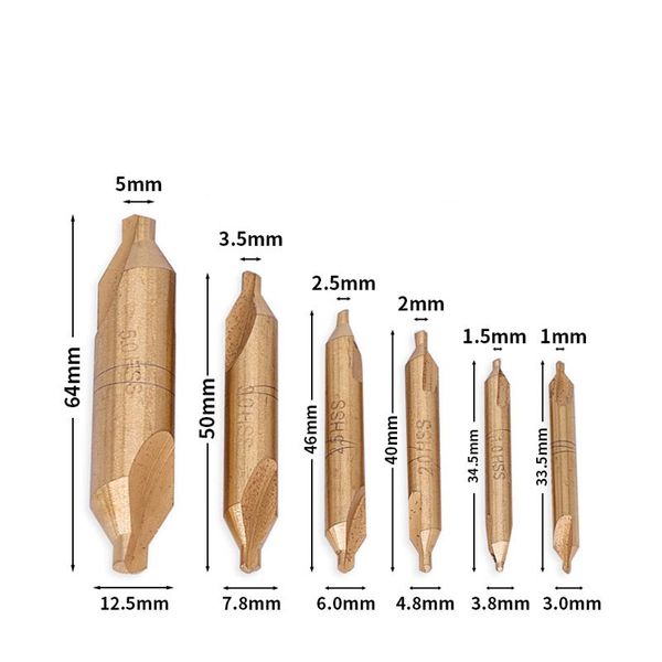 6pcs cobalt drill bits for metal wood working hss titanium fixed point drill 1.0-5mm twist bit power tools
6pcs cobalt drill bits for metal wood working hss titanium fixed point drill 1.0-5mm twist bit power tools
