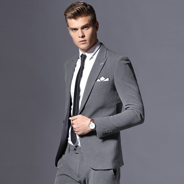 men's suits & blazers suit business casual coat temperament of han edition cultivate morality career dress comfortable light fabric, White;black
men's suits & blazers suit business casual coat temperament of han edition cultivate morality career dress comfortable light fabric, White;black