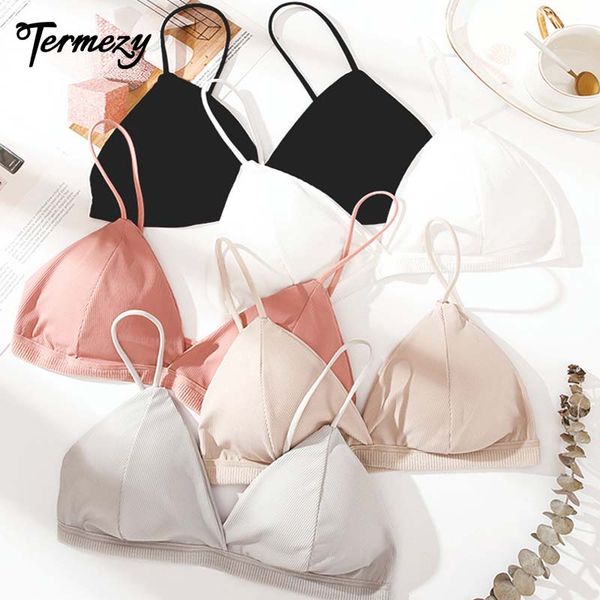 termezy women triangle cup bra temptation fashion stripes underwear push up wireless bralette breathable lingerie, Red;black
termezy women triangle cup bra temptation fashion stripes underwear push up wireless bralette breathable lingerie, Red;black