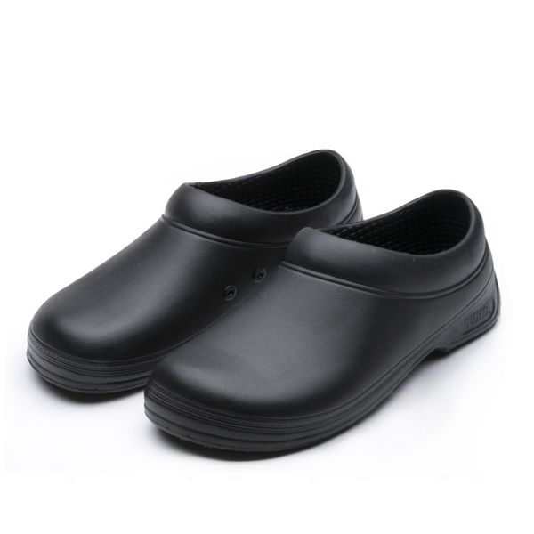 men casual big size breathable soft leather chef shoes l kitchen canteen work half shoe slip-on waterproof cook sneakers man, Black
men casual big size breathable soft leather chef shoes l kitchen canteen work half shoe slip-on waterproof cook sneakers man, Black