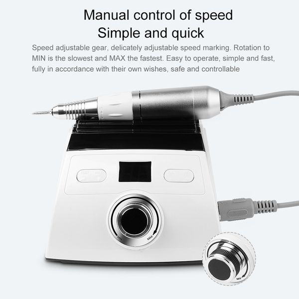 nail polishing electric manicure removal nail polishing machine electric 30000 rpm drill machine pedicure manicure tools, Silver
nail polishing electric manicure removal nail polishing machine electric 30000 rpm drill machine pedicure manicure tools, Silver
